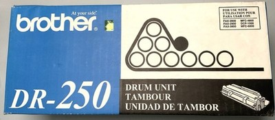 Brothers DR- 250 Drum Unit Fax-2800 2900 & 3800 MFC-4800 & 6800 DCP-1000 New Box
