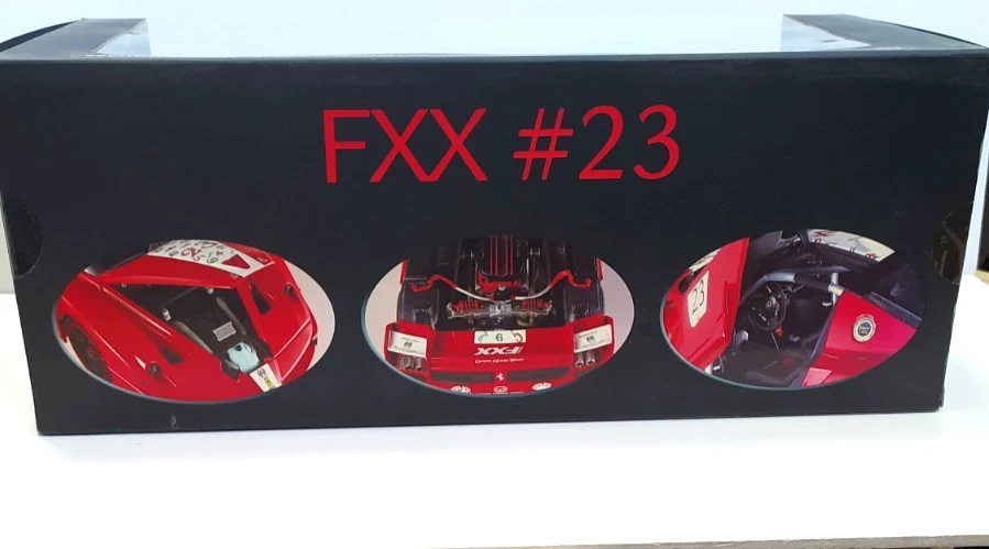 HOT WHEELS ELITE  1:18 AUTO FERRARI FXX #23 EDIZIONE LIMITATA  ART  L7116-510 - Immagine 3 di 3