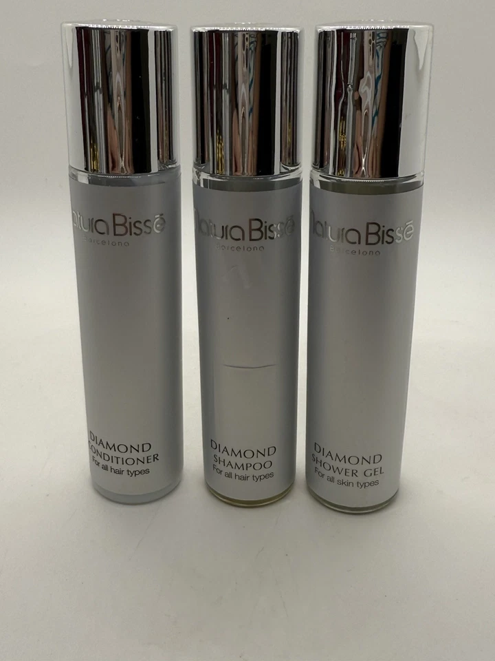 Champú Natura Bissé Diamond 3, 3 acondicionadores y 3 geles de ducha 9 piezas 2floz/60 ml Foto 3 de 4