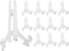 Super Z Outlet Clear Plastic Easels or Stand/Plate Holders to 5 Inch, 