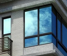 Privacy One Way Mirror Window Film, Anti UV Heat Control, 24 inch 78 inch, Si...