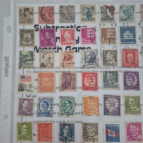 Vintage lot of Used Stamps 65 in total - Picture 2 of 9