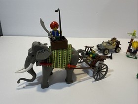 Lego Adventurers LOT Orient Expedition/Elephant Caravan/Jungle River/Grant Scorp