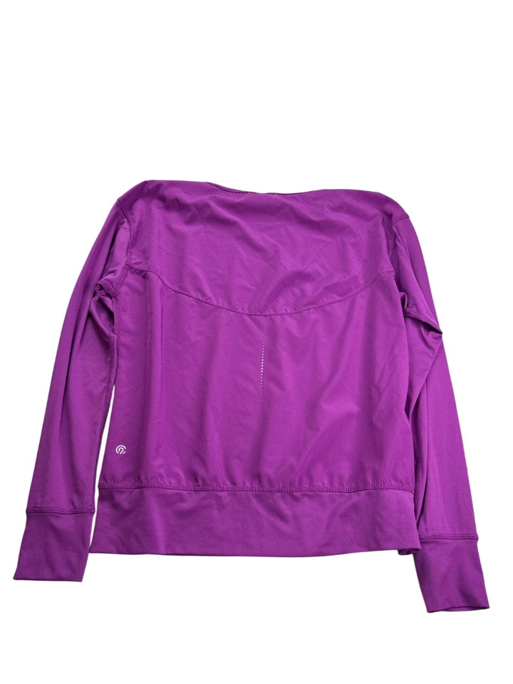 Top de mujer C9 By Champion manga larga púrpura talla M agujeros para los pulgares Foto 4 de 4