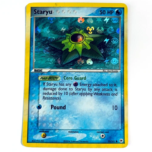 Staryu 75/101 Reverse Holo EX Hidden Legends Set Pokemon Card 2004 MP