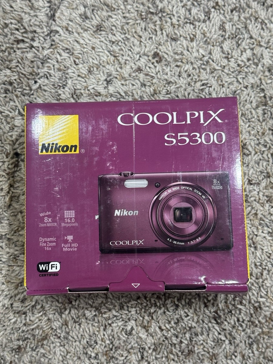 Nikon COOLPIX S5100 パープル Amazon.co.jp: Nikon COOLPIX S5100 Digital Camera, Light