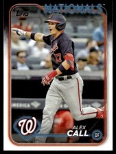 Alex Call 2024 Topps #496 Washington Nationals 26933 Baseball Card