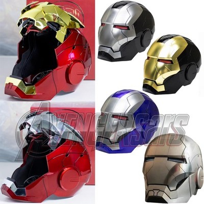 Autoking Iron Man Helmet MK5 1/1 Voice-controlled Mask Transform Cosplay Prop US