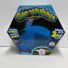 GloWubble Bubble Ball Glows Blue in the Dark