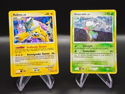 Raikou 16 Cracked Holo  - Roserade 17 - Rätselhafte Wunder - DE - Binderkarten