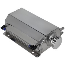 New Universal 2l Aluminum Coolant Radiator Overflow Reservoir Expansion Tank