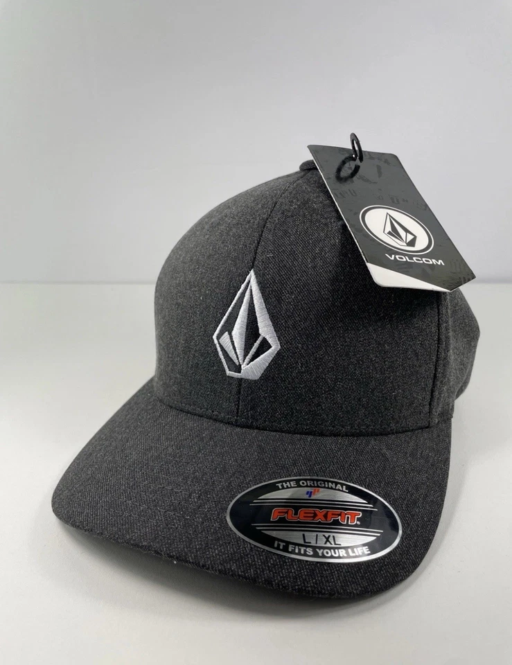 Volcom V Square Snapback Hat Cap Black Adult One Size NWT - Image 2 of 4