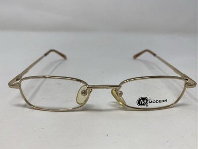 Modern Optical YONI GOLD 44-18-130 Metal Full Rim Eyeglasses Frame 8118