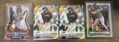 2026 Bowman Fernando Tatis Jr 4 Card Lot - Power Chords, Electric Sluggers Mojo