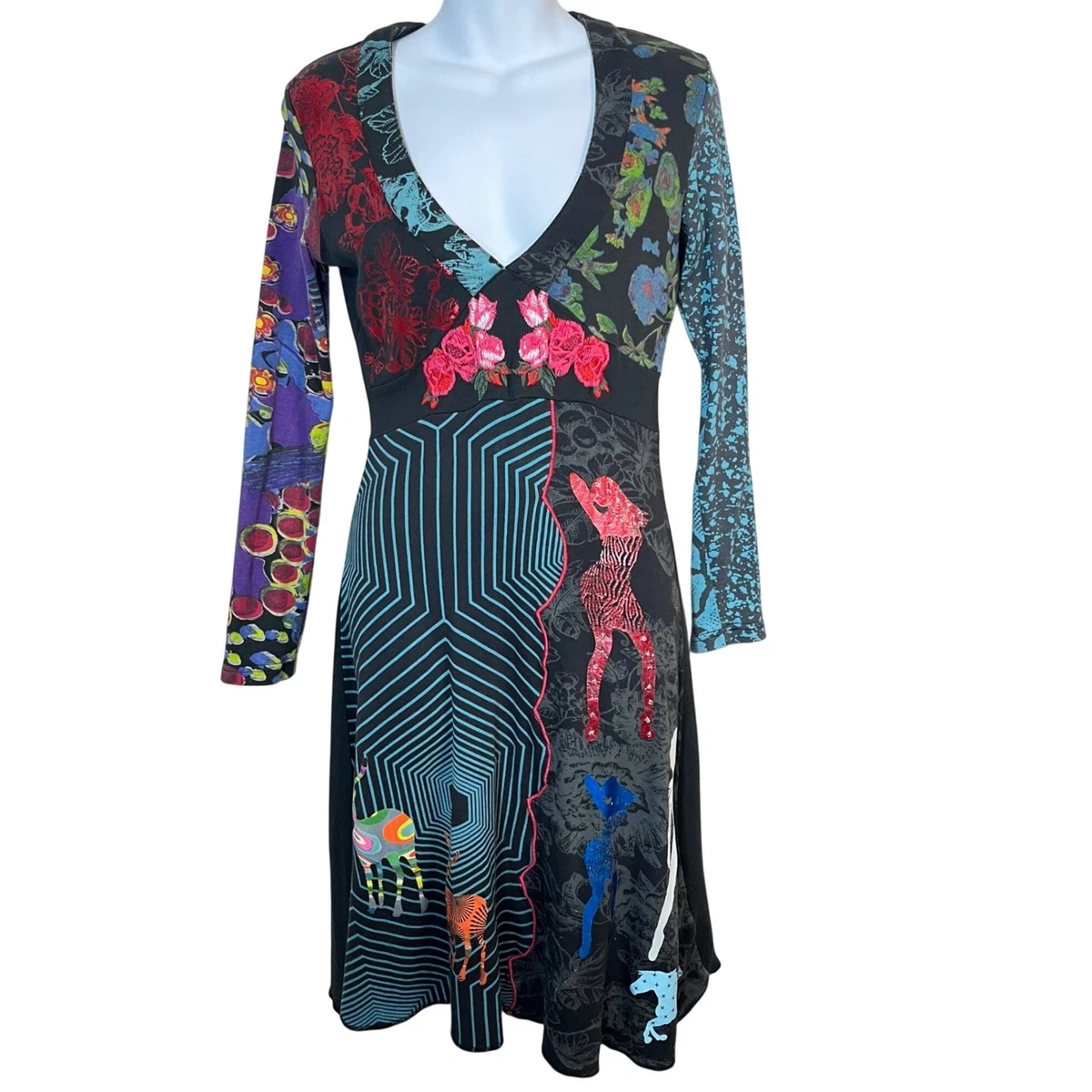 DESIGUAL Minirock 'Emma Rose' Dunkelblau » Günstig Online Kaufen