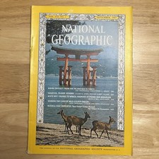 Vintage National Geographic September 1967 Japan Houston St Pierre Miquelon Cave