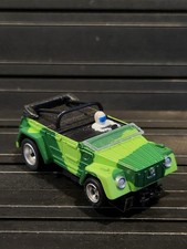Aurora AFX Magna Traction 1936 VW THING ROADSTER Green Camo NICE