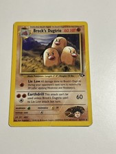 Pokémon TCG Brock’s Dugtrio Gym Challenge 22/132 Regular Rare MP