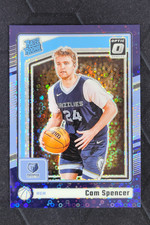 2024-25 Panini Donruss Optic Cam Spencer Rated Rookies Fast Break Purple RC /99