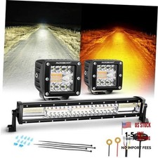 22-Inch LED Light Bar  3-Inch Cube LED Pods Combo Set 3-Pack  3"  22" Combo