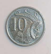 1992 Queen Elizabeth Australia 10 Cent Coin