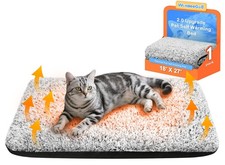 Self Warming Cat Bed 2.0 Upgraded Thermal Mat Indoor 18x27 Inch Cushion