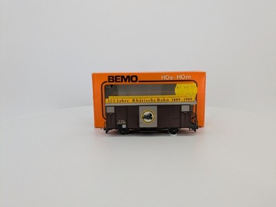 Bemo 2256-1 - Jahre Rhatische Bahn 1889-1989 Covered Wagon - HOm Scale