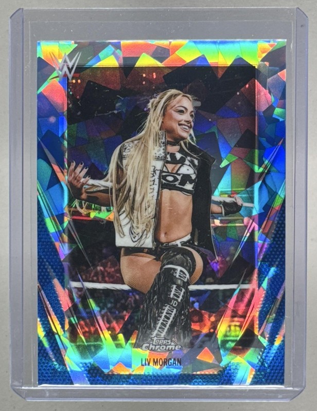 Liv Morgan 2026 Topps Chrome WWE Sapphire #17 A3