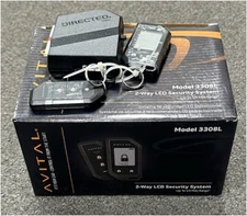 Avital 3308L 2-Way LCD Car Alarm System w/ 2 Remotes Replaces 3305L Brand New