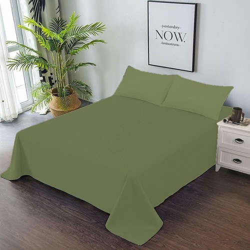 Colección de ropa de cama talla XL 1200 TC 100 % algodón colores lisos US-Twin - Imagen 53 de 166