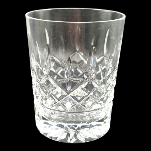 VNTG Waterford Lismore Crystal 4 3/8” Double Old Fashioned Whiskey Glass