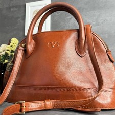 Valentino Garavani Vintage 2way Shoulder Bag Dome Shape Fringe