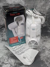 Jerdon First Class 1600W 3 Speed Wall Mount Direct Wire Hair Dryer Hotel-Style