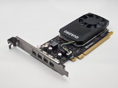 Nvidia Quadro P1000 4GB GDDR5 PCI-E 3.0 x16 Video Graphics Card (High Profile)