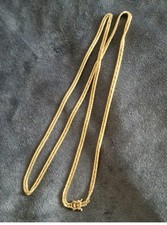 18Karat SAUDI Gold Japan Style Chain Size 22