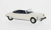Brekina 14233 - 1/87 Citroen Ds 19 Cabriolet, Weiss, 1963 - Neu
