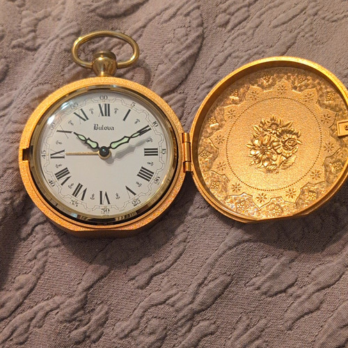Vintage Bulova Wind Up Alarm Clock