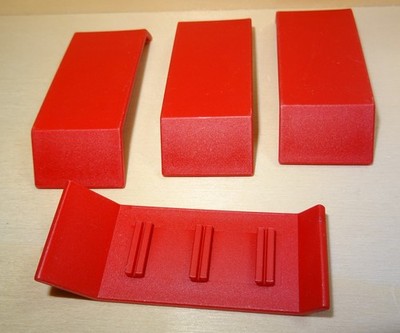 F528 Fischertechnik 35050 Kotflügel rot 4 Stück
