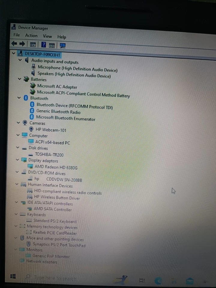 Portátil HP Pavilion G6 azul 4 GB de RAM + SSD Radeon HD 6380 256 GB usado limpio - Imagen 2 de 4