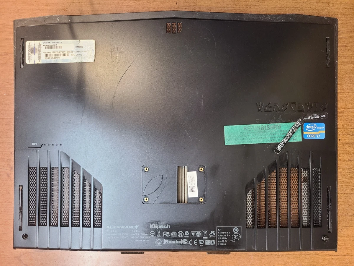 Boîtier arrière d’écran LCD/capot arrière avec antenne WLAN+WWAN