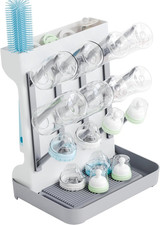 Vertical Baby Bottle Drying Rack,Space Saving Countertop Baby Drying Rack for Bo