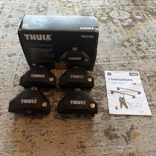 Thule Evo Fixpoint Roof Rack Foot Pack 7107/710700 Set of 4 with 2x keys box
