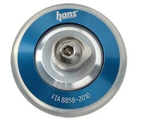 HANS AK113111B Helmet Anchor Attachment - PRO Post Anchor - SAH Series - Blue