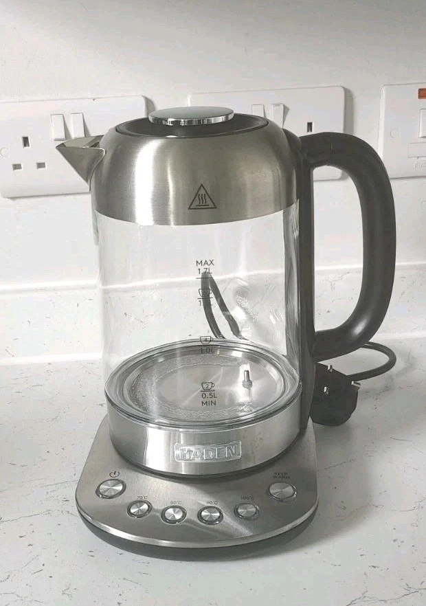 Haden Richmond Kettle – Electric Variable Temperature Fast Boil Kettle, 3000W.