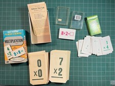 Vintage Whitman Math Multiplication Flash Cards 3 sets 