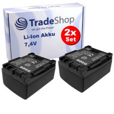 2x BATTERIA 900mAh per Canon Legria HF S-100 S200 HF S10 HD Info Chip