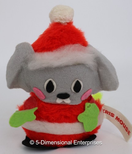 VTG 1974 Russ Berrie KRIS MOUSE Plush Christmas Decoration USA - Picture 2 of 8