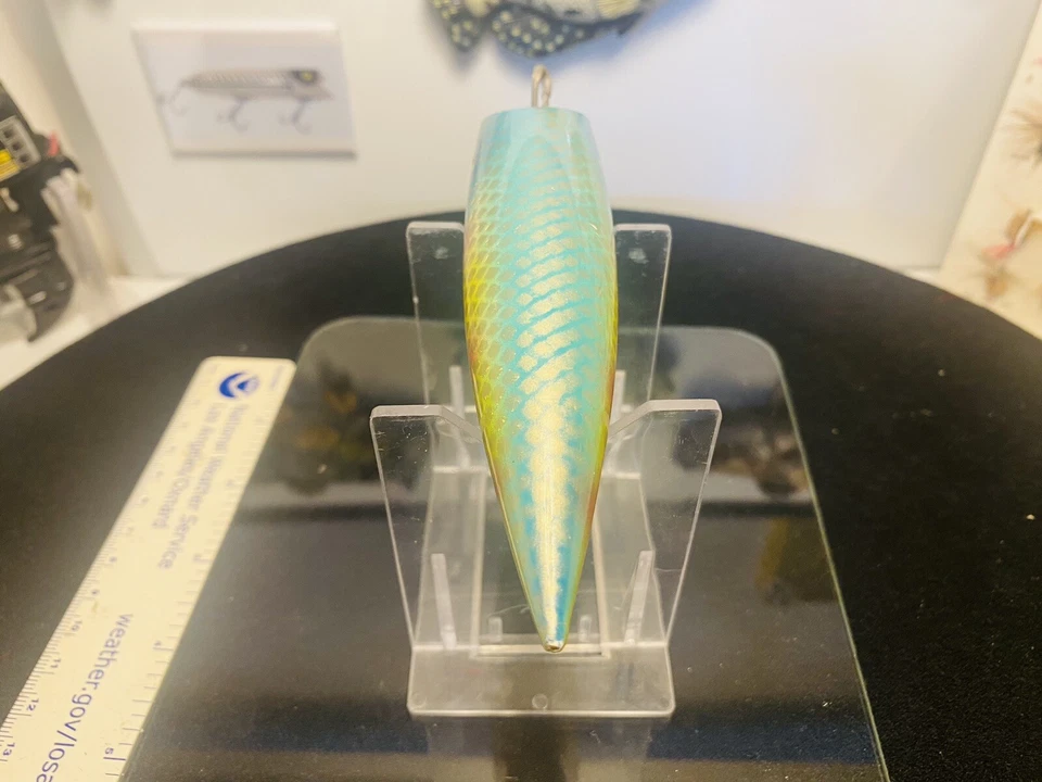 Винтажная приманка для лосося Bill Minser Lucky Louie цветной узор сельдь 5 1/2 дюйма - Изображение 4 из 4