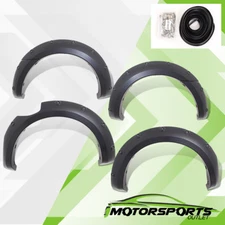 2011-2016 Ford Ranger T6 XL XLT Pocket Style Black Fender Flares 2013 2014 2015