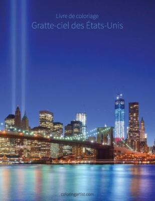 Livre De Coloriage Gratte-Ciel Des ?Tats-Unis 1